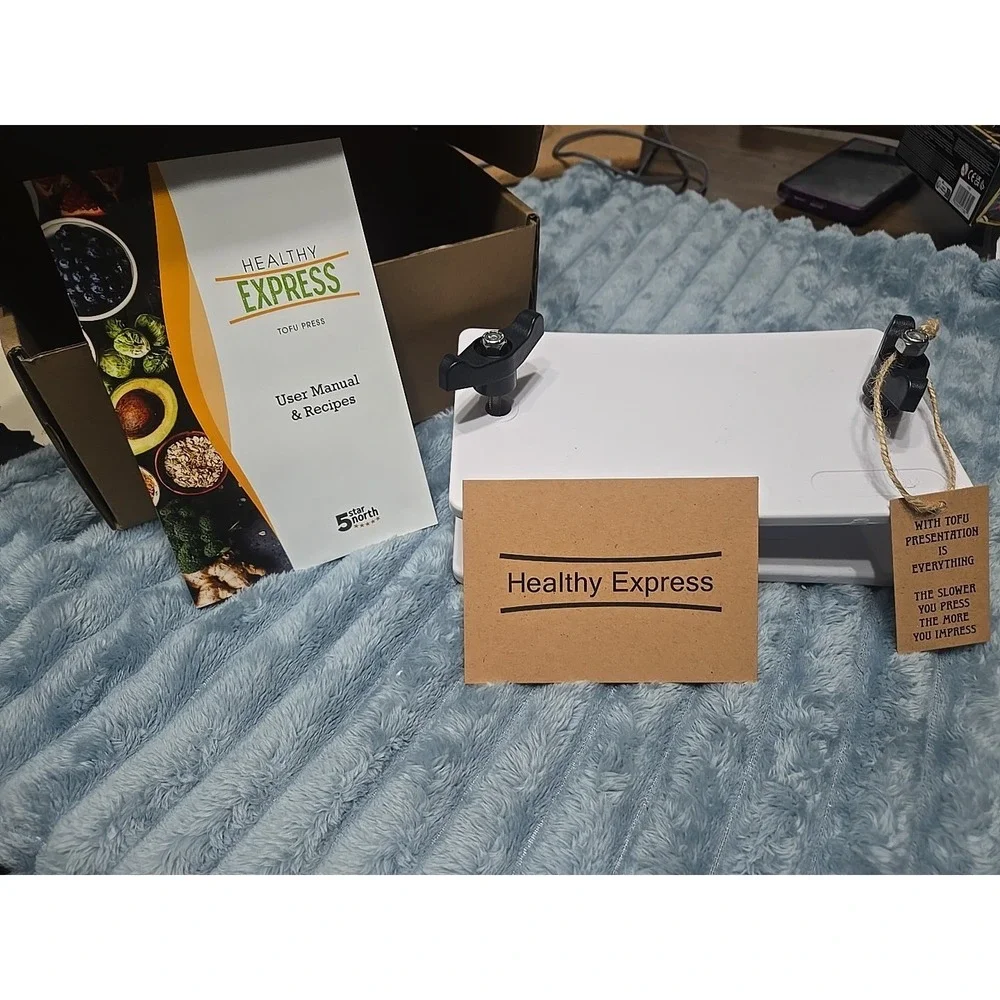 Healthy‎ Express Tofu Press 5 Star North w/ Box Manual Kitchen Tool